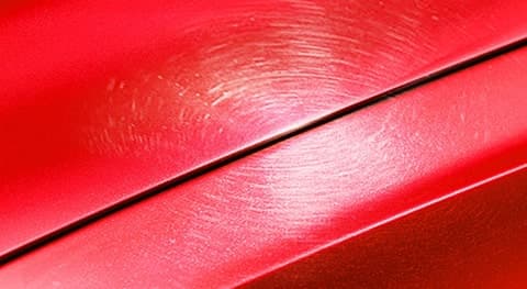 **Deep scratches on all panels**